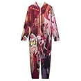 thumbnail image 3 of Hazbin Hotel One Piece Pajama Hooded Union Suit PJs Sleepwear, 3 of 7