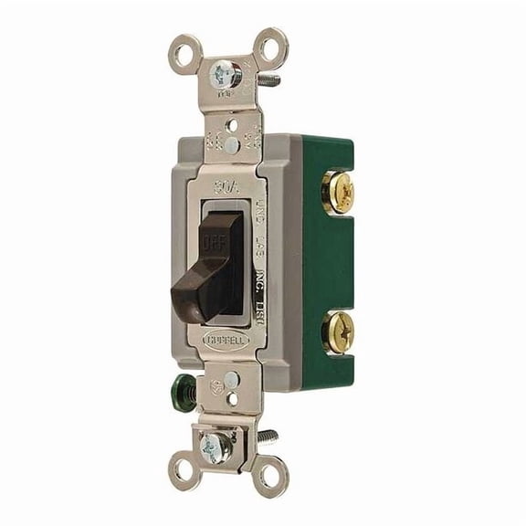 Switch 2 Pole 30 Amp 120/277 Volt Brown