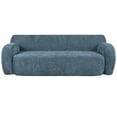 thumbnail image 5 of 3 Minimalist - 81.5" Curved Compression For Living Room, Bedroom, Apartment Extra Large Seats, Dark Blue , Sponge Filled, Easy Assembly- , Long, Curved, Padding Bedroom, 5 of 5