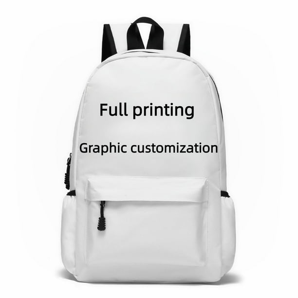 Temu Hot sale Custom school bags set Student schoolbag Small amount Wholesale diy Printing backpack kids school bag