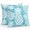 Cyan, Aqua, White, variant on Lumbar Pillow Covers 20x12 Inch Set of 2, Teal White Pineapple Waterproof Outdoor Pillow Covers, Tropical Summer Botanical Fruits Decorative Cushion Pillowcases for Couch, Sofa, Bed, Garden, Patio