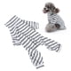 thumbnail image 3 of Pijamas para Perros a Rayas Ropa para Perros Mono de Perro de Cuello Alto de 4 Patas Fino de Verano a la Moda para Interiores y Exteriores ANGGREK  Otros, 3 of 8