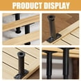 thumbnail image 2 of FOMIYES 2Pcs Bed Replacement Support Legs Adjustable Height Support Legs Heavy Support Legs Accessories, 2 of 8