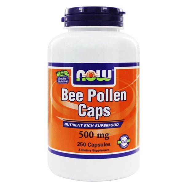 Now foods - bee pollen 500 mg. - 250 capsules - Walmart.com - Walmart.com