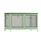 thumbnail image 4 of Armario portátil Strade Fareast Limited con tapas y puertas plegable verde, 4 of 8