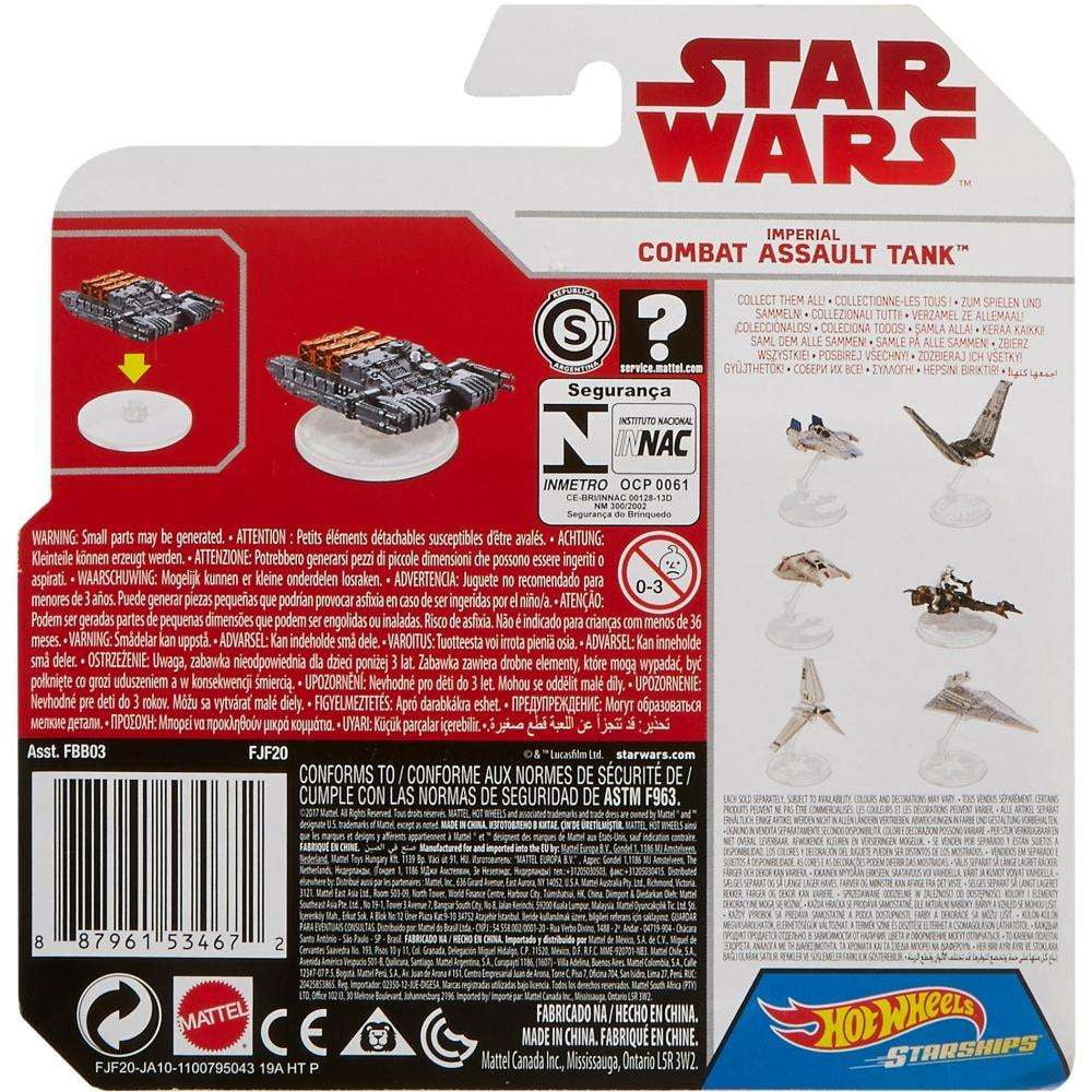 Hot Wheels Star Wars Imperial Combat Assault Tank Vehicle