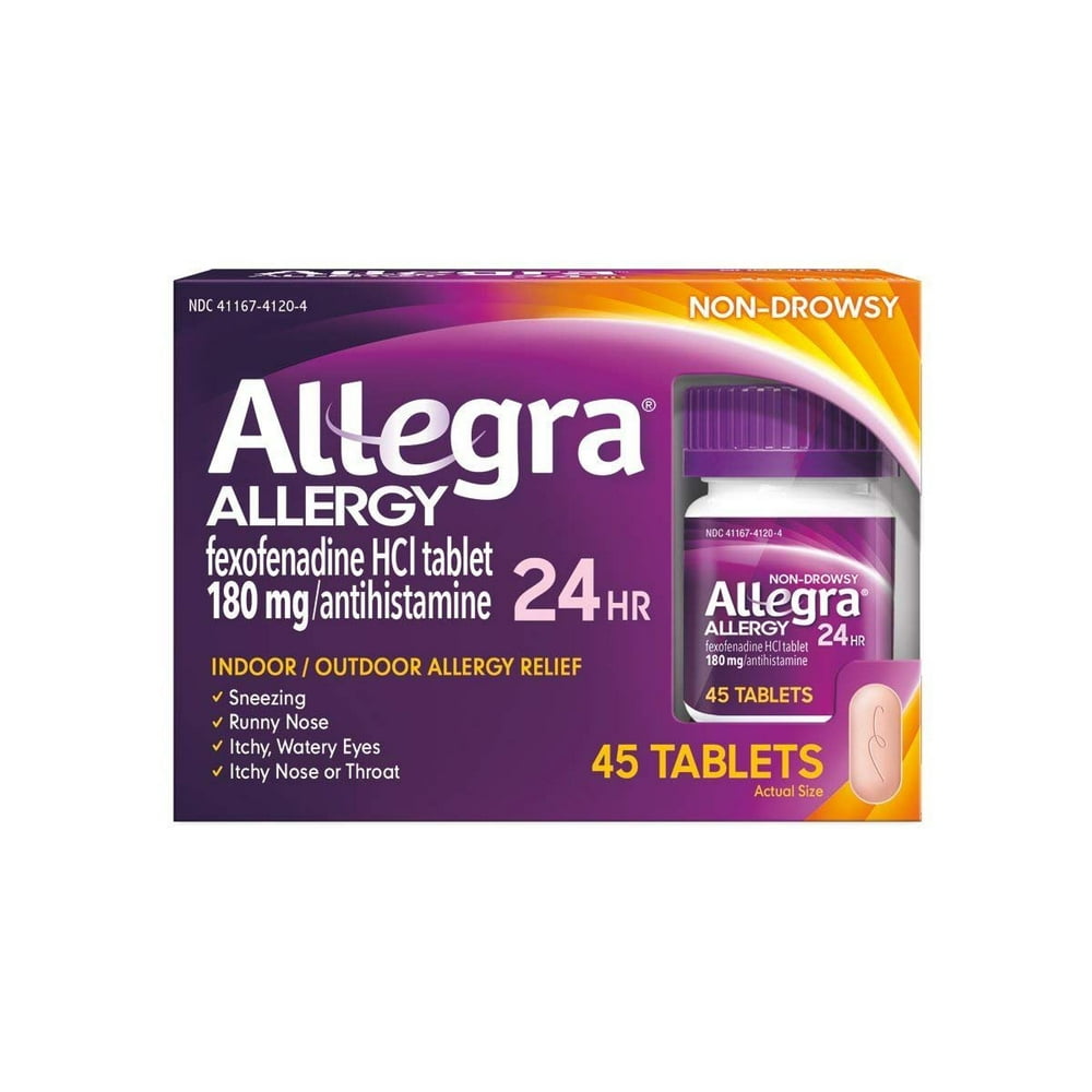 Allegra LongLasting FastActing Antihistamine for Noticeable Relief
