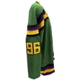 thumbnail image 4 of Charlie Conway 96 Ducks Deluxe Embroidered Green Hockey Jersey, 4 of 5