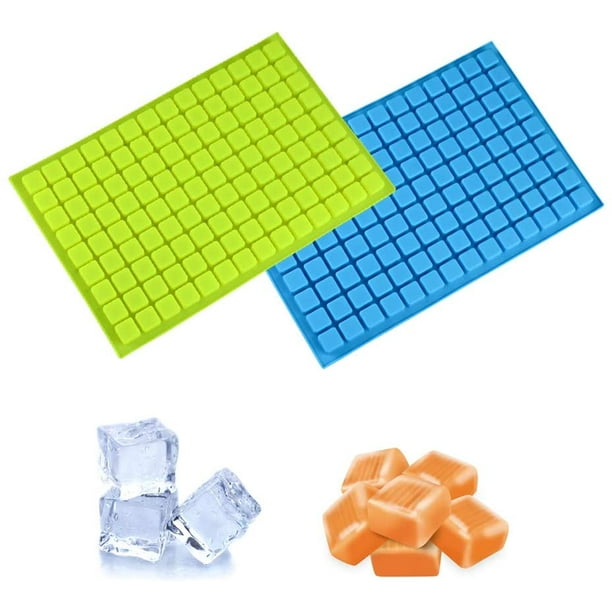 Square Silicone Candy Molds, Total 252 Holes Mini Silicone Molds