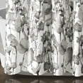 thumbnail image 4 of Lush Decor Micro Fiber Zuri Flora Shower Curtain Light Gray Single 72X72, 4 of 6