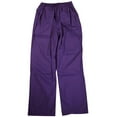 thumbnail image 2 of Natural Uniforms - Women's Drawstring Straight Leg Scrub Pant 35984-X-Small (puprle), 2 of 3