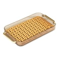 thumbnail image 2 of Bandeja de drenaje Rectangular para servir, taza de agua, bandejas de drenaje , bandeja para servir bebidas para encimera, cocina, mesa de Naranja Macarena Bandeja de servir, 2 of 8