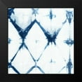 thumbnail image 2 of Zarris, Chariklia 20x20 Black Modern Framed Museum Art Print Titled - Indigo Tiles IV, 2 of 5