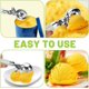 thumbnail image 3 of cuillre Glace Avec Jecteur,acier Inoxydable Cuillre Crme Glace,cuillre Glace En Manche Ergonomique Pour Boules Glace, Riz, Boules De Melon, Pt, 3 of 5