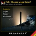 thumbnail image 4 of Mega Racer Universal 5" Carbon Fiber Antenna – Short Stubby Replacement for Cars and Trucks - Pack of 1, 4 of 7