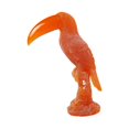 thumbnail image 3 of Estatua de loro, escultura de pájaro Animal, regalo Ideal, decoración del hogar, coleccionables, adorno de escritorio, estatuilla de tucán de resina para estante y dormitorio Naranja, 3 of 9