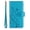 Blue, variant on Phone Case - Butterfly Flower PU Faux Leather Zipper Wallet Case for Iphone 17E 17 Air 16E 16 15 14 13 12 Mini 11 Pro X XS Max XR 8 7 Plus Lanyard Flip Card Slot Stand Magnetic Phone Cover