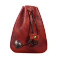 thumbnail image 2 of Mini bolsa con cordón, organizador de llaves, monedero, ligera, retro Rojo, 2 of 9