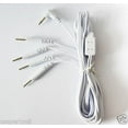 thumbnail image 5 of 20 PCS ELECTRODE LEAD WIRES Cables for Digital Massager TENS 2.5 mm with 4 pins, 5 of 6