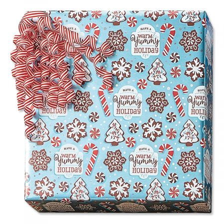 - Christmas Confections Foil Christmas Gift Wrap - 38 sq. ft. metallic wrap