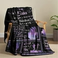 thumbnail image 4 of Best Sister Blanket Sister Birthday Gifts from Sister Soul Sister Gifts | to My Sister Letter | Christmas Bday Mothers Day Presents for Unbiological Sisters Throw Blanket 50” X 60", 4 of 6