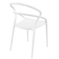 thumbnail image 3 of Siesta ISP086-WHI Chaise de Salle à Manger Pia Blanche - Ensemble de 2, 3 of 10