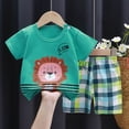 thumbnail image 2 of UAYOTSE Toddler Baby Boy Summer Casual Clothes for 2T 3T 4T 5T 6T, Printed Short Sleeve Tee and Shorts 2-Piece Set Size 4-5 Years, 2 of 4
