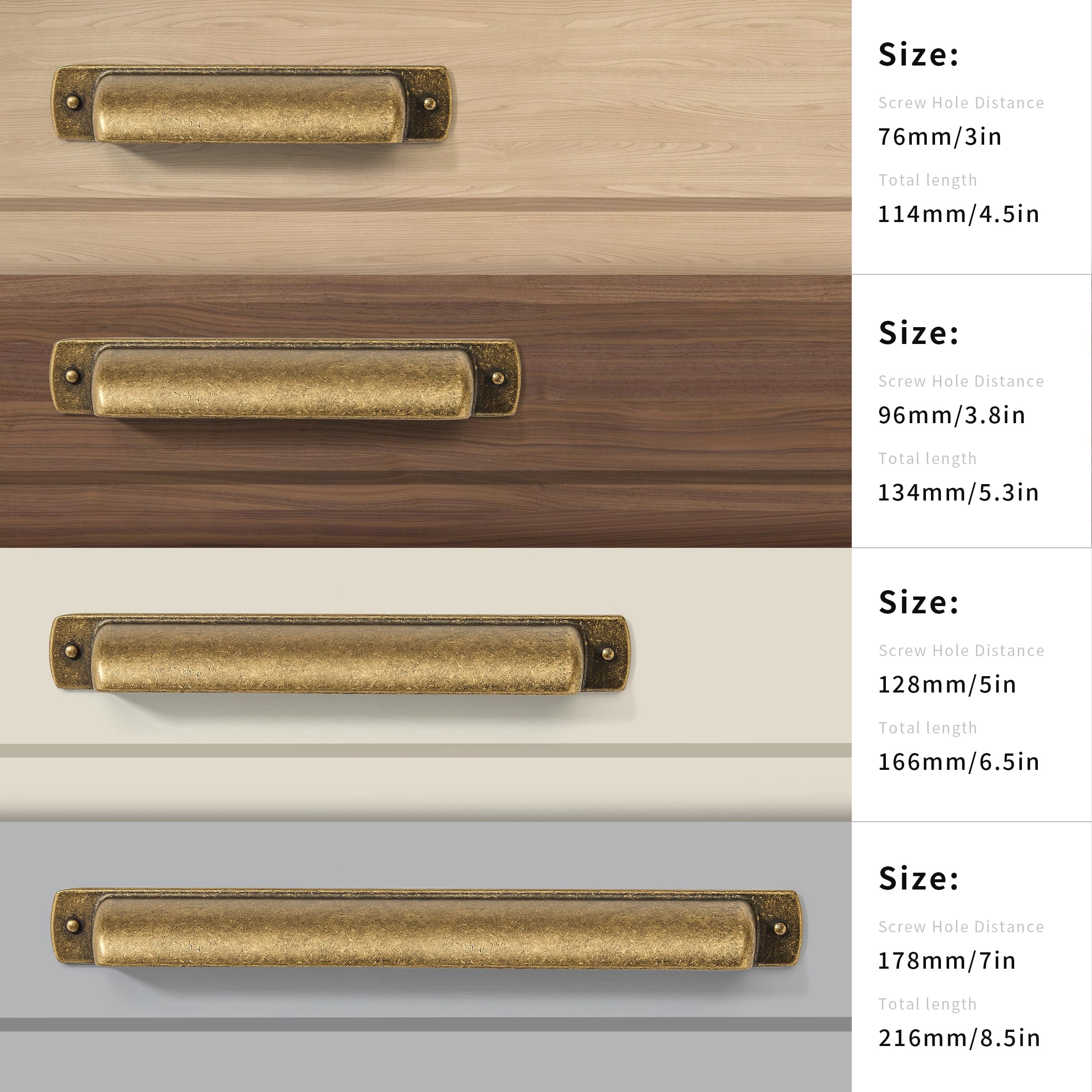 10 Pack 1 Inch Vintage Ball Brushed Brass Cabinet Knobs Kitchen Cabinet Hardware Brushed Gold Drawer Knobs Pulls for Drawers.
