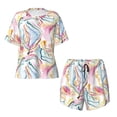 thumbnail image 4 of Xecao Abstract Marble Texture print Swimsuit for women, Summer-ready, sporty style.Quick-dry fabric. Many sizes & colors., 4 of 9