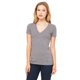 thumbnail image 1 of Camiseta Triblend de manga corta con escote en V profundo para mujer GREY TRIBLEND M Bella + Lienzo 8435, 1 of 1
