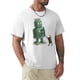 thumbnail image 1 of Camiseta de Robot Vs Alien para hombre, camisetas de cuello redondo, camisetas de moda de marca, ropa de verano, 1 of 6