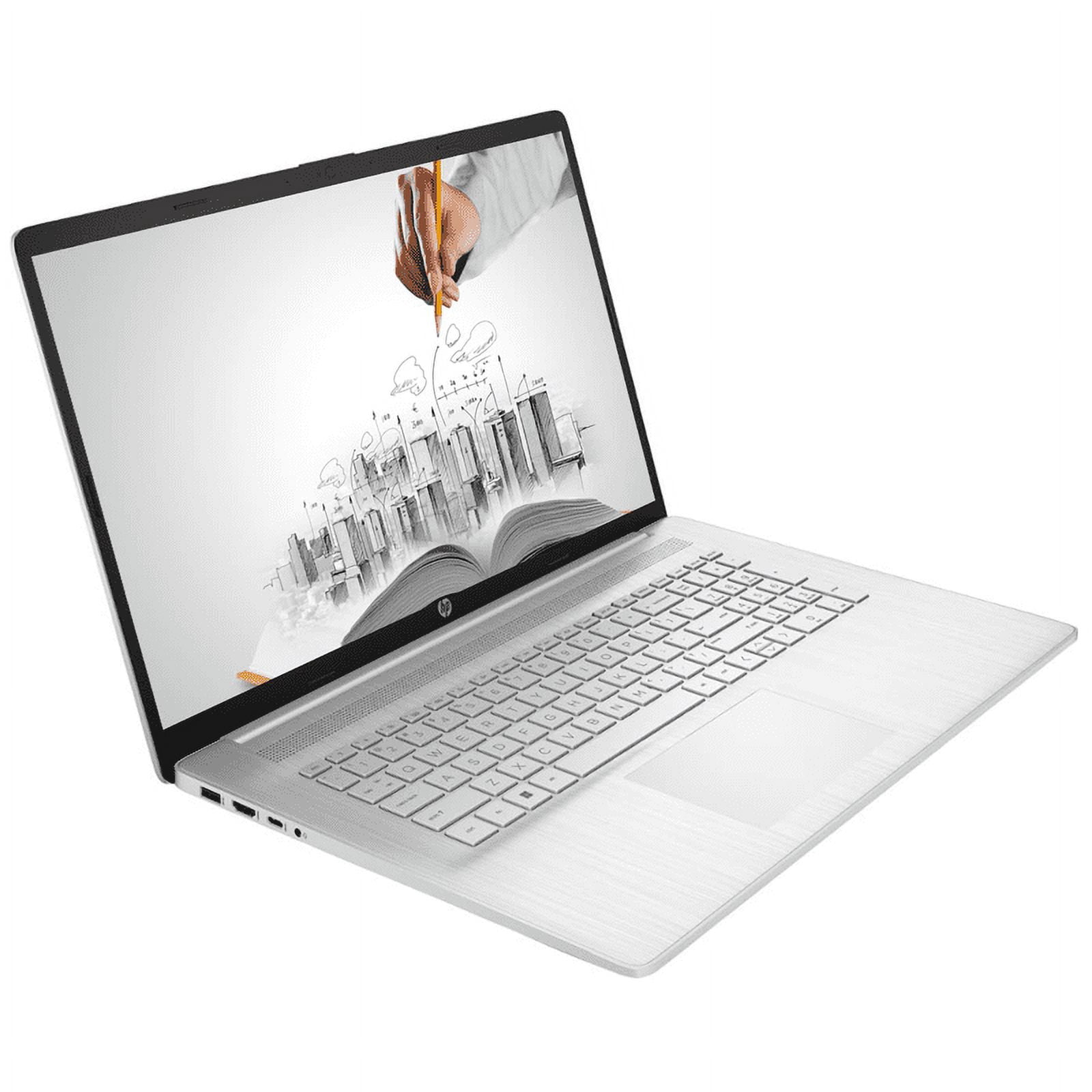 HP Newest Business Laptop, 17.3" FHD, Intel Core i3-1125G4, 32GB RAM, 2TB SSD, HDMI, Webcam, Wi-Fi 6, Windows 11 Home, Mouse Pad, Silver