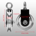 thumbnail image 2 of BLEEUS Fitness Cable Pulley Heavy Duty Pulley Wheel For Home Gym Workout Fitness Supplies (88mm), 2 of 10