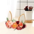 thumbnail image 1 of Diadema decorativa Macarena con orejas de Conejo y flores artificiales, 1 of 8