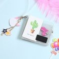 thumbnail image 3 of WRISTBIQUE PVC Glitter Pink Holder with Multiple Card Slots and Hanging Strap for Daily Use, 3 of 8