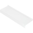 thumbnail image 1 of Computer Keyboard Support, Low Front Lip Keyboard Elevator, Polished Finish, Tilted Office Stable (Transparent),White, 1 of 9