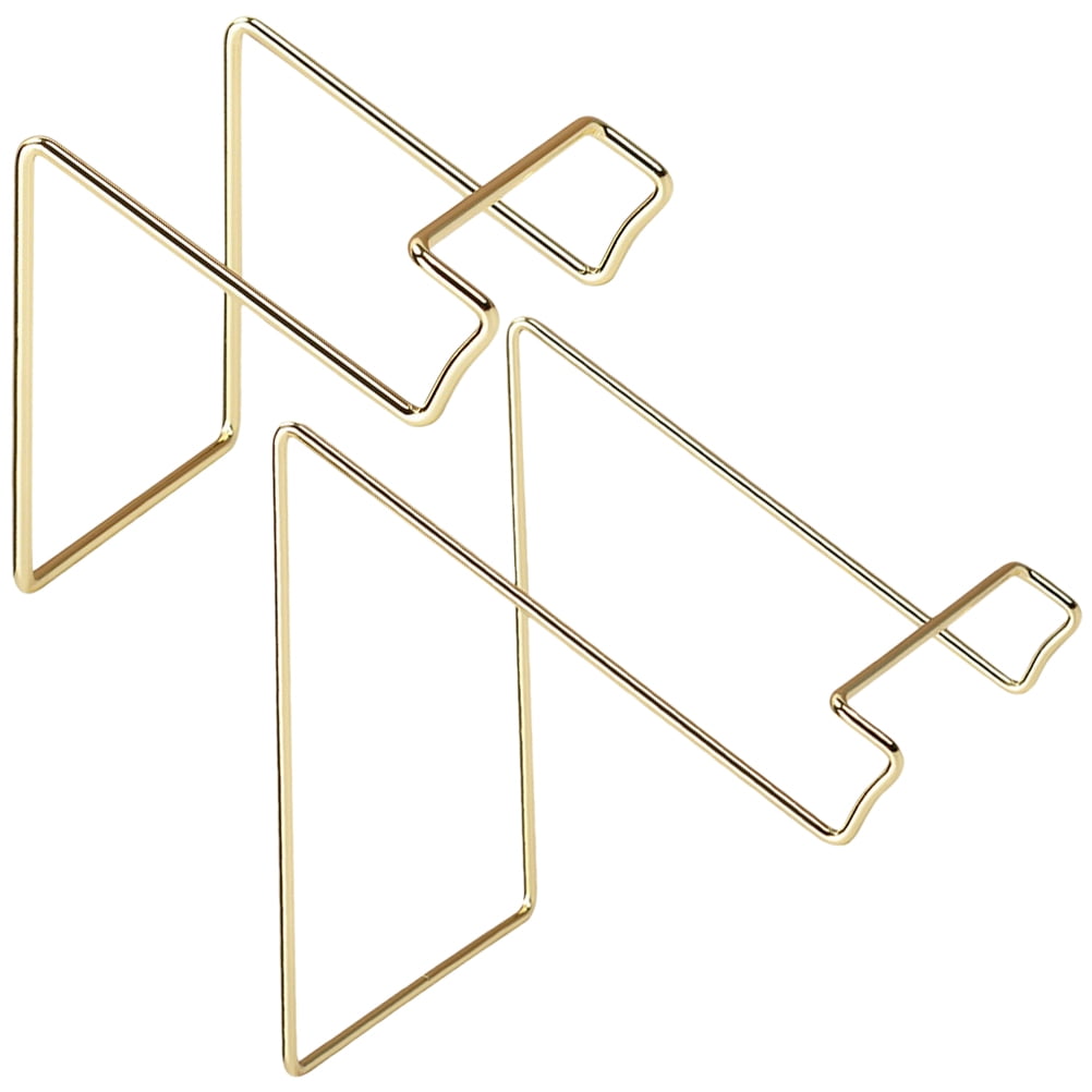 Masteelf  2 Pcs Desktop Display Stand Cell Phone Laptops Computers Holder Office Golden