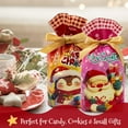 thumbnail image 4 of Wrapables Christmas Drawstring Treat Bags for Candy, Cookies, Treats, Gifts and Party Favors (50pcs), Festivity, 4 of 4