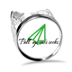 thumbnail image 1 of Anillo de compromiso de boda de amor ajustable Unbranded M, 1 of 3