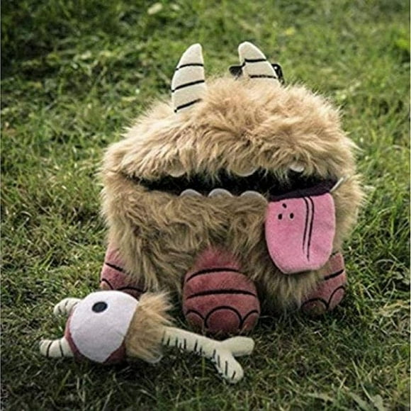 Poupée en Peluche Monstre Multifonctionnelle avec Os Intégré 25cm