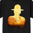 thumbnail image 2 of Full Metal Jacket Man In Hat Silhouette Crew Neck Short Sleeve Men's Black T-shirt-XS, 2 of 4