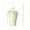 Light Green, variant on 2-in-1 Collapsible Silicone Ice Ball Maker Cup, Reusable Portable Ice Sphere Mold with Straw & Lid, Easy Demolding, Leakproof Sphere Ice Cubes for Whiskey, Cocktails, Coffee and Juice