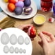 thumbnail image 5 of 9 huevos de espuma de Pascua para pintar, sin pintar, color blanco, para proyectos decorativos. estilo A, 5 of 8