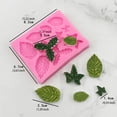 thumbnail image 3 of Naiovety Reemplazo de molde en forma de hoja de rejilla de 10, resistente al calor, apto para microondas, herramienta de moldeo de molde para galletas y Herramientas y accesorios para hornear Naiovety HA081958-00, 3 of 6
