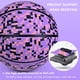 thumbnail image 3 of Pelota de baloncesto de goma PECOGO, tamaño 6, 72 cm, para interiores y exteriores, color morado, 3 of 7