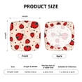thumbnail image 5 of Goofa Red Ladybug Printed Couch Cushion Covers,Soft and Durable Throw Pillow Case , Floral Sofa Magic Sofa Stretch Cushion Couch Covers Washable, 5 of 9