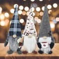 thumbnail image 5 of Coffee Gnome Plaid Swedish Tomte Gnome Plush Doll Coffee Bar Decoration Gift, 5 of 18
