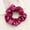 Rose Red, variant on 6 Pieces New Cross-Border Silver Scrunchies for Women, High-End Hair Ties for the Back of the Head, Fabric Hair Bands, Light Luxury Hair Accessories
