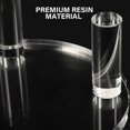thumbnail image 3 of Acrylic Display Stand Clear Acrylic Display Stand Three-peg Display Easel Stand for Home, 3 of 8