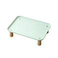 thumbnail image 2 of Soporte elevado para cuenco para gatos, cómodo, lavable, protege el cuello, suministros para mascotas, soporte para plato de alimentación para Verde, 2 of 8